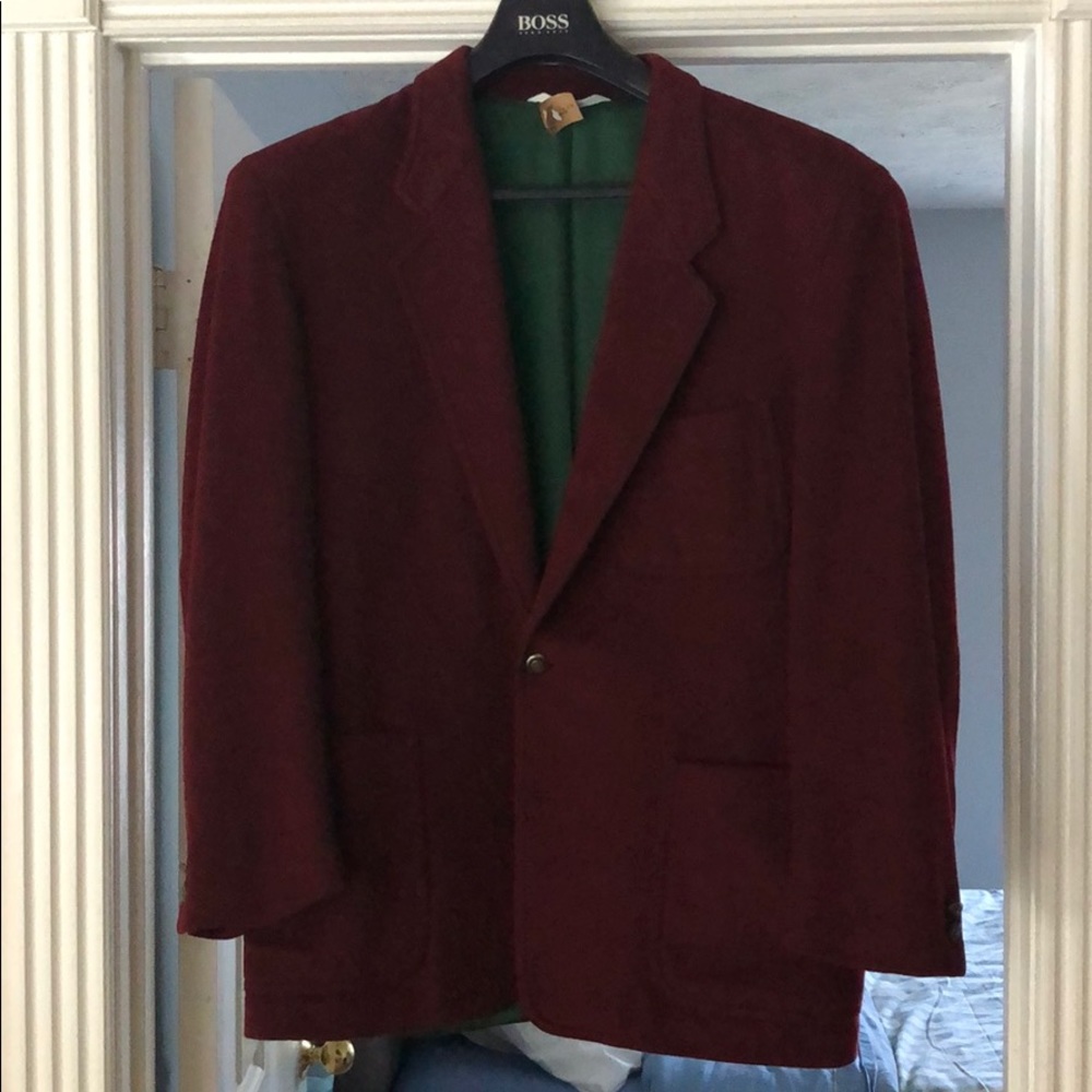 Imperfect - Authentic Hugo Boss rare made in Germany men’s Cashmere Blend blazer